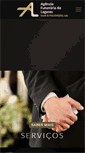 Mobile Screenshot of funerariadelagares.com